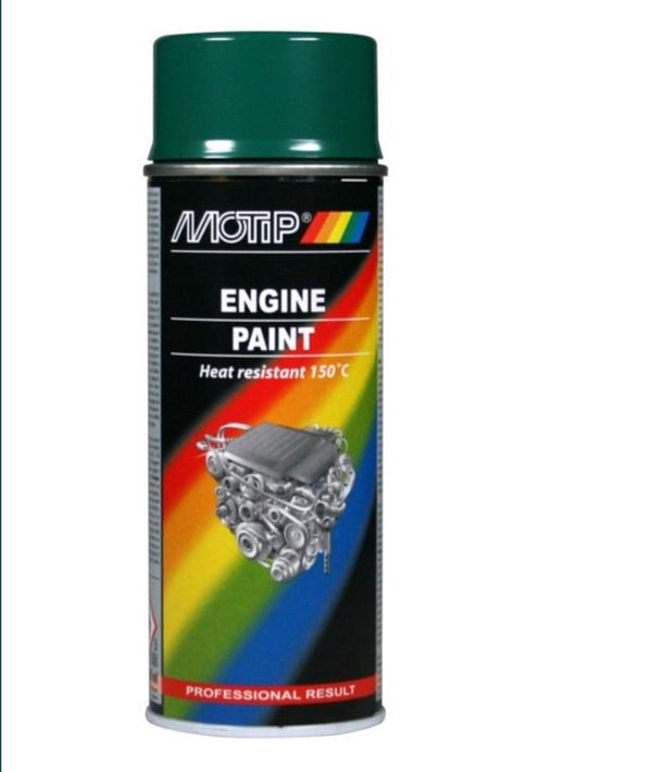 Motip engine paint groen spuitbus 400ml