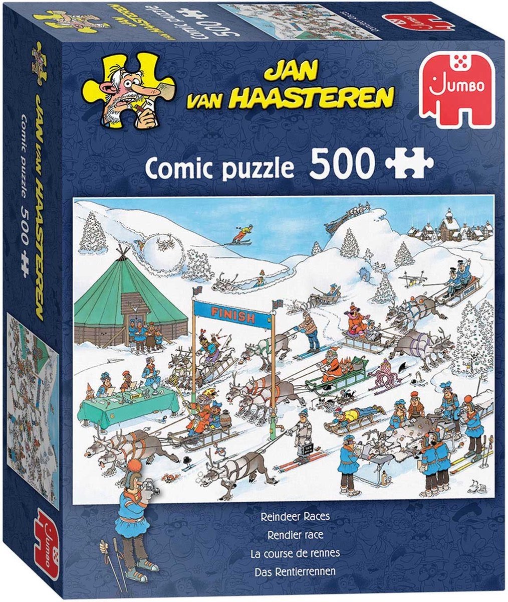 Jan van Haasteren Legpuzzel - Rendierrace, 500st.