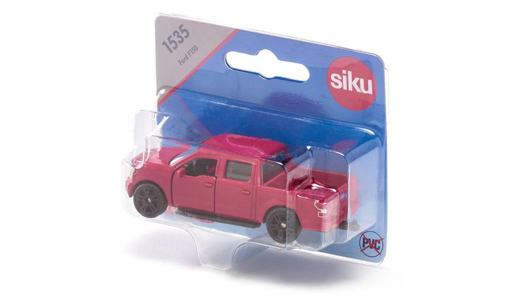 Siku 1535 ford f150 pick-up 89x32x26mm metallic rood