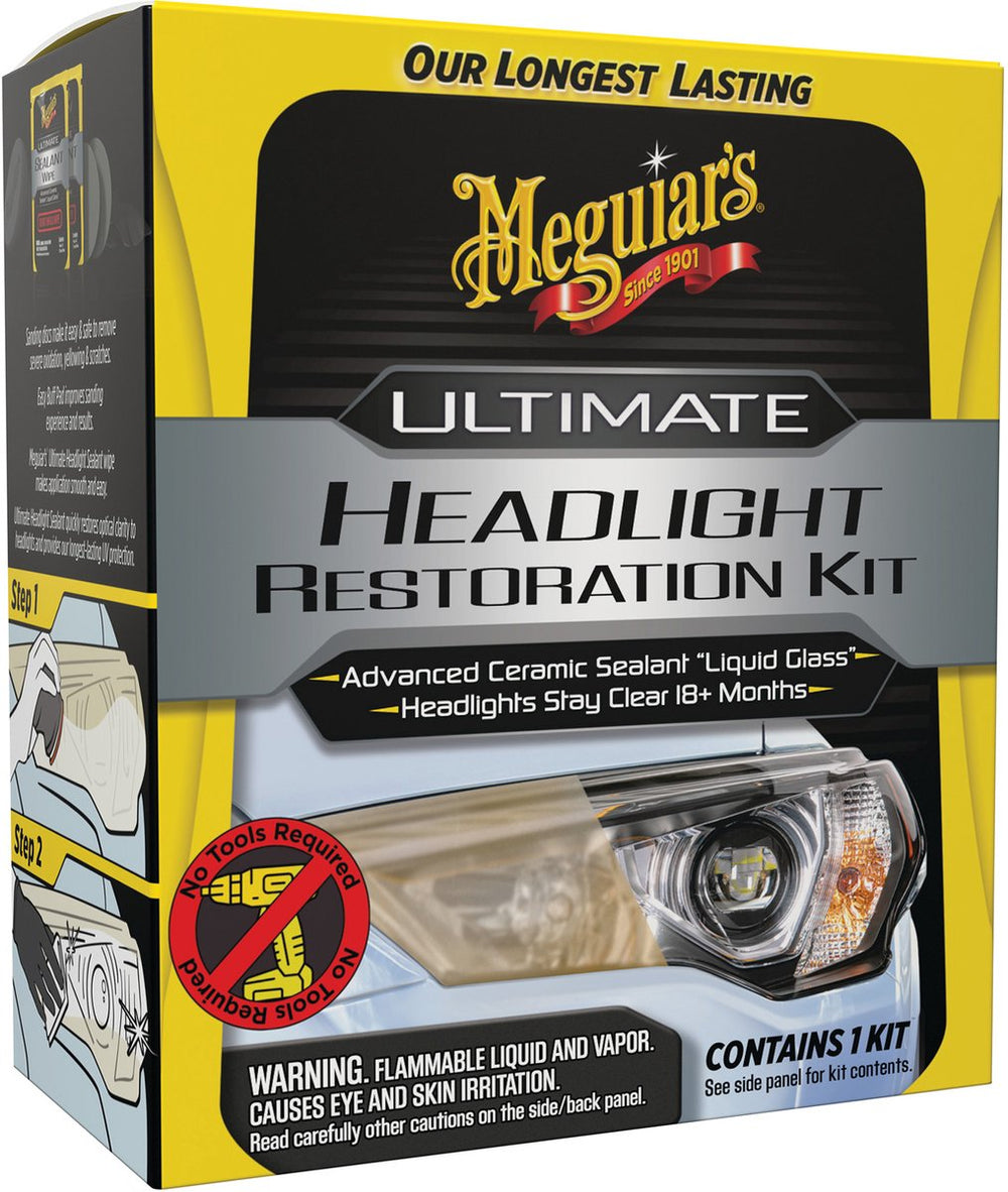 Meguiar's ultimate headlight restoration kit