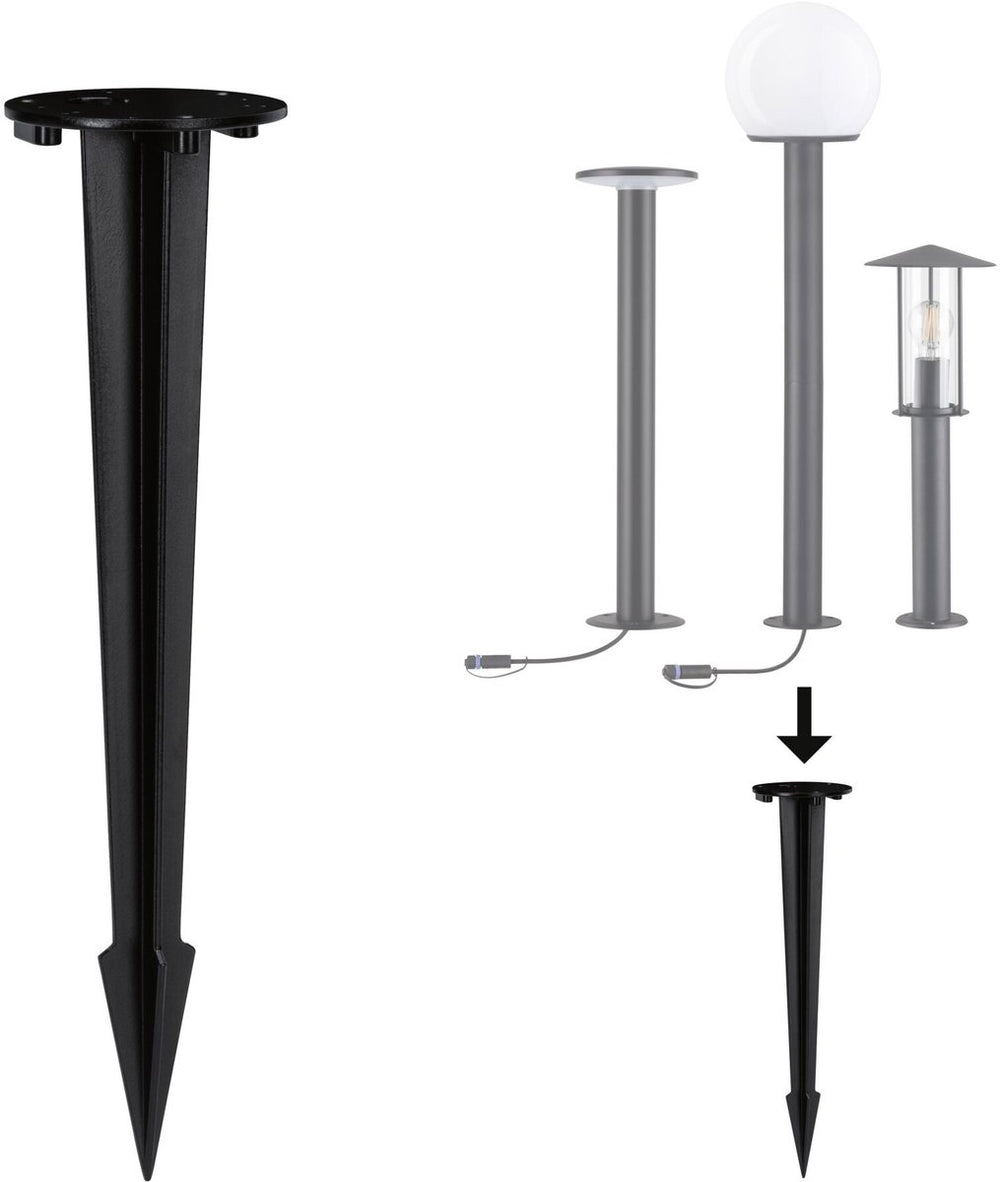 Paulmann bolderlamp accessoires grondpin antraciet