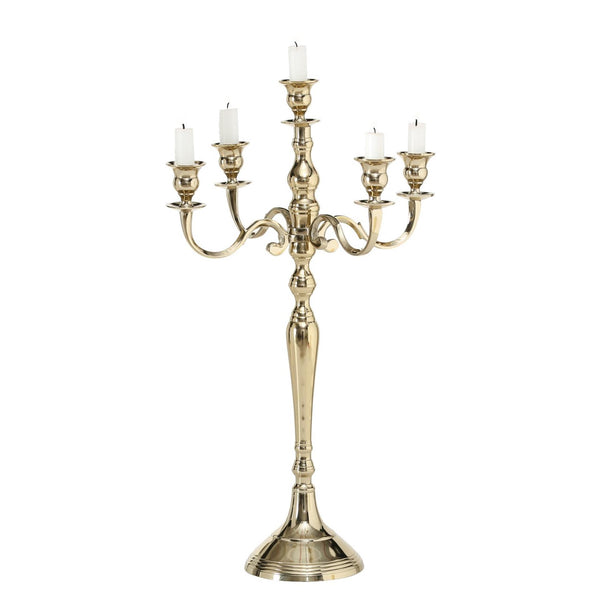 Boltze home kandelaar victoria goud 37x63cm