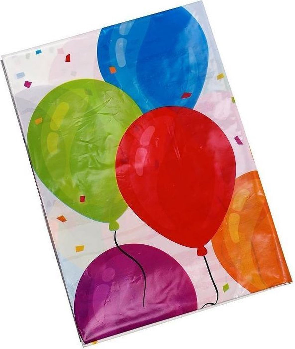 Tom party casa tafelkleed feest confetti - 130x180 cm - tafellaken kunststof - bescherming tafel - feestdecoratie