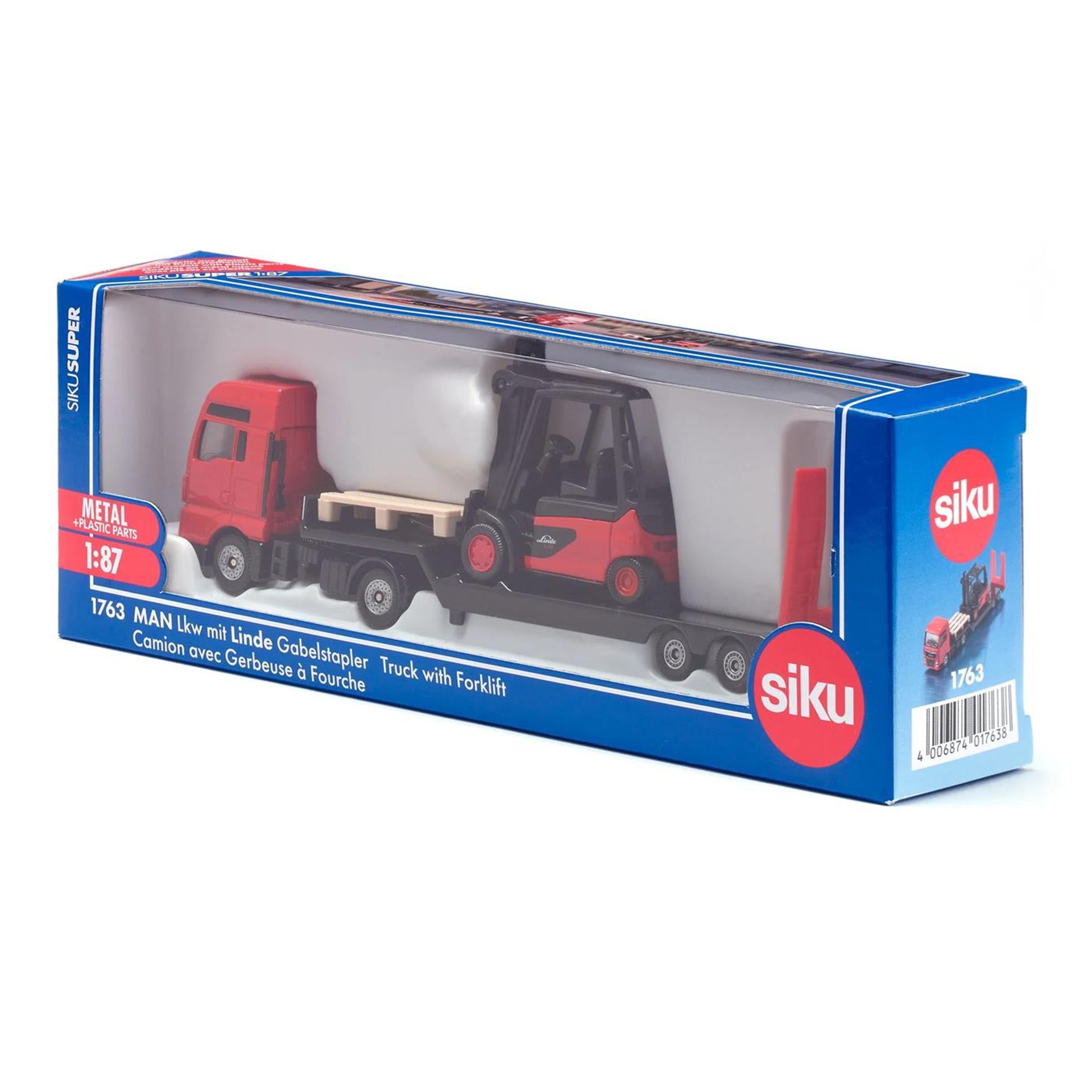 Siku man vrachtauto met heftruck 1763