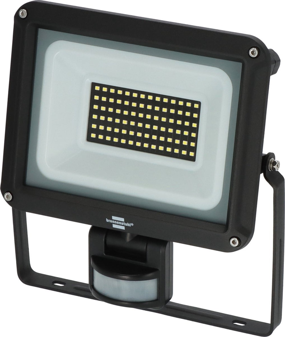 Brennenstuhl led bouwlamp jaro 7060 p met infrarood bewegingsmelder 5800lm, 50w, ip65