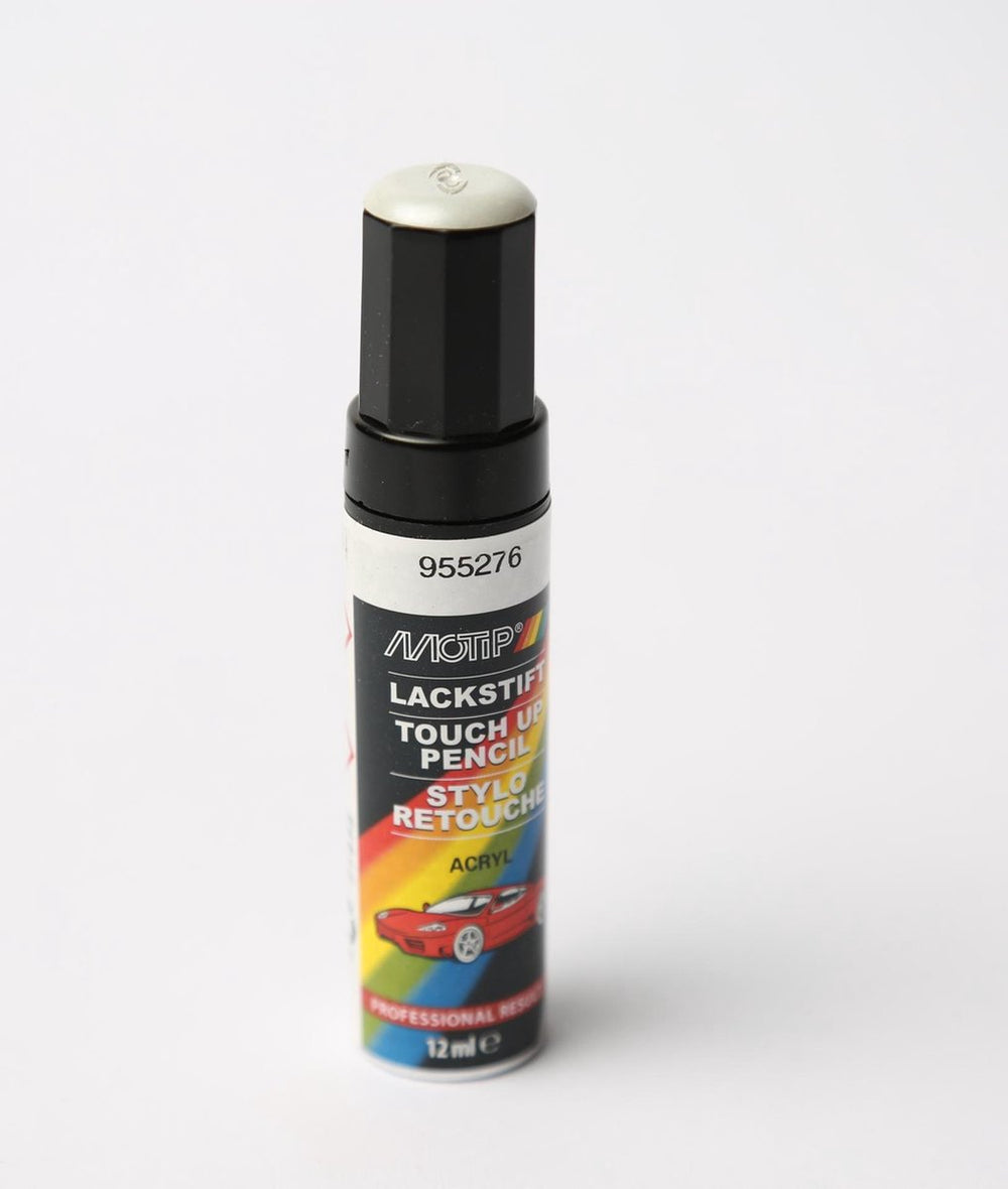 Motip 955276 - auto lakstift - wit metallic - 12 ml