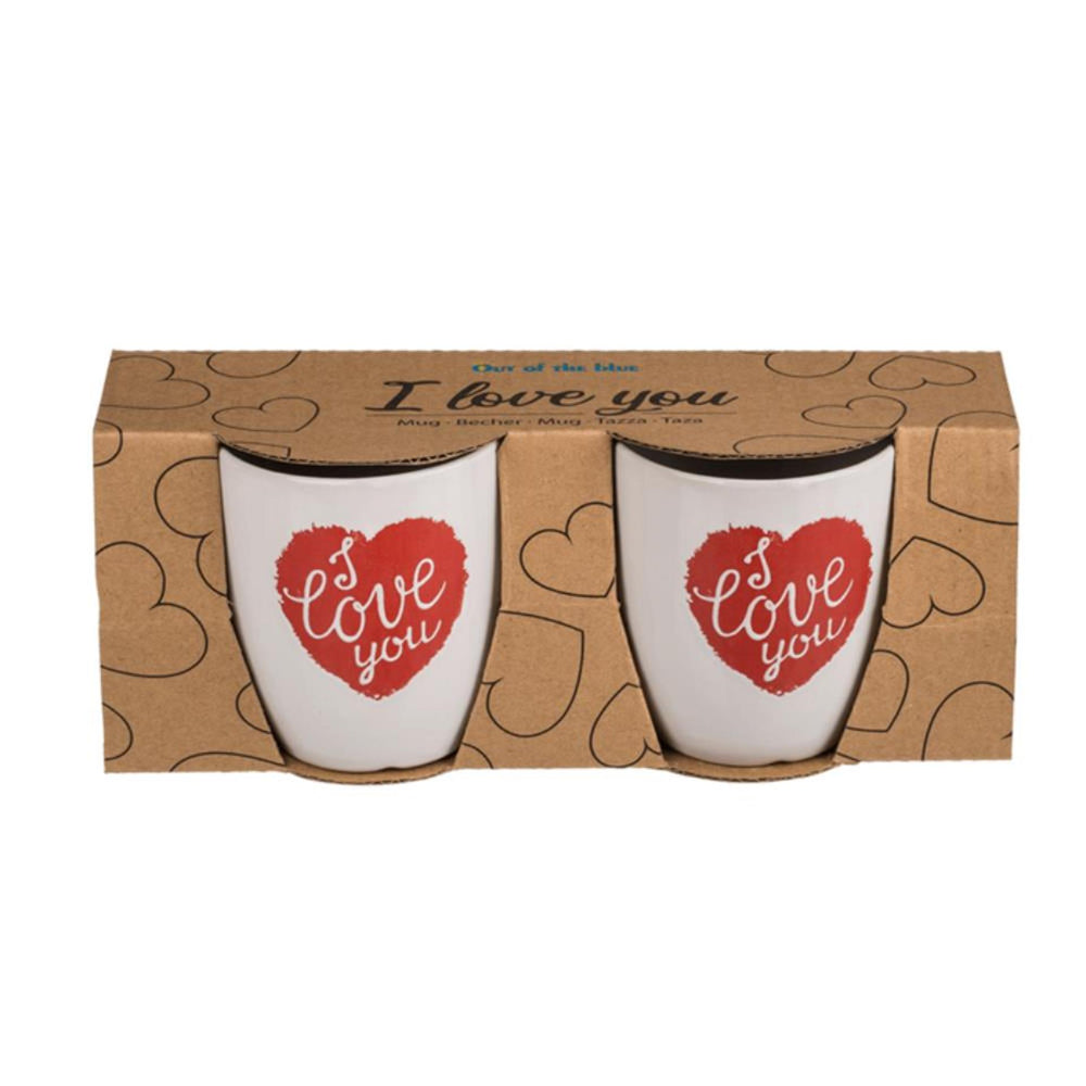 Ootb senseomokje i love you set a 2 stuks ã˜6,7xh7,5cm