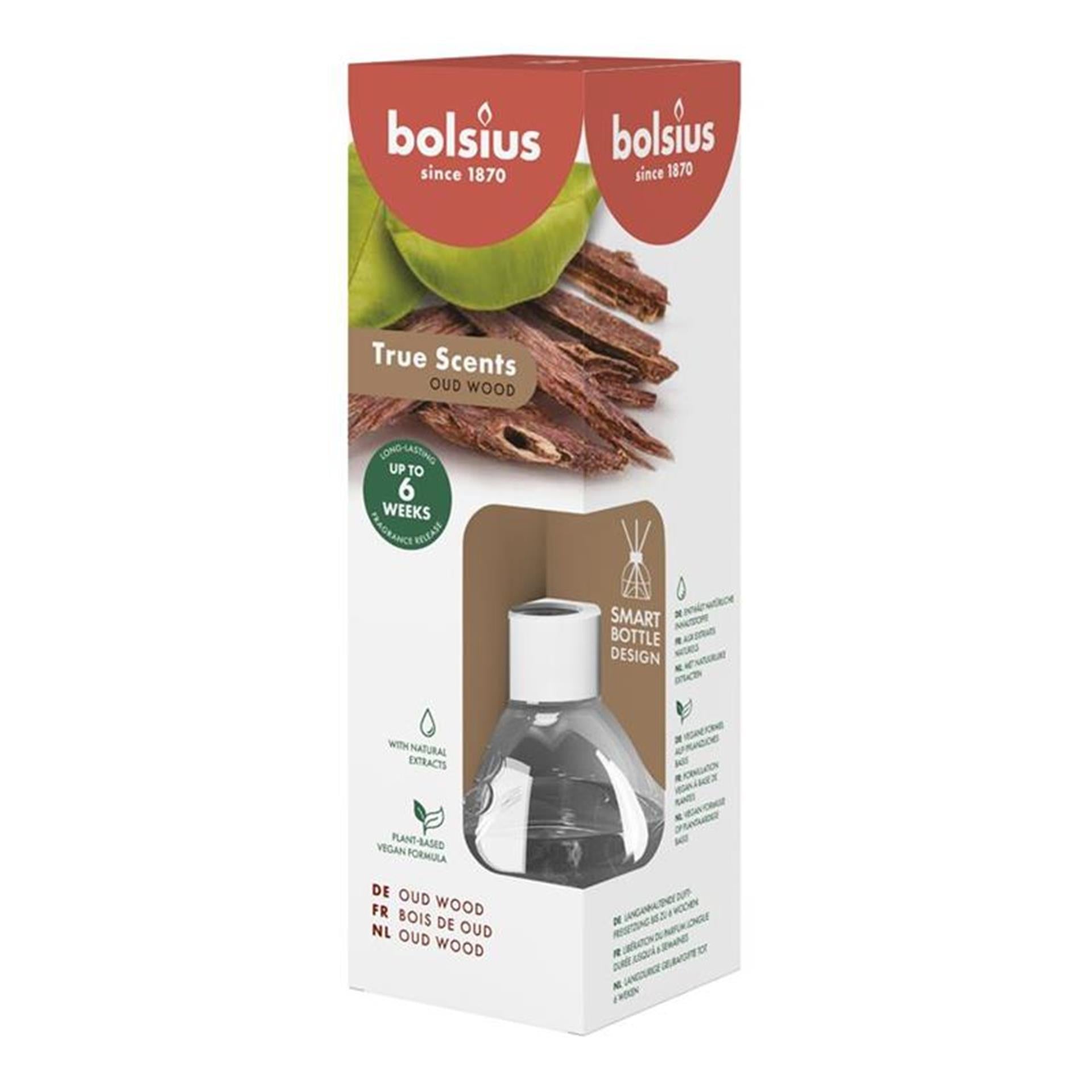 Bolsius geurstokjes 60 ml oud hout