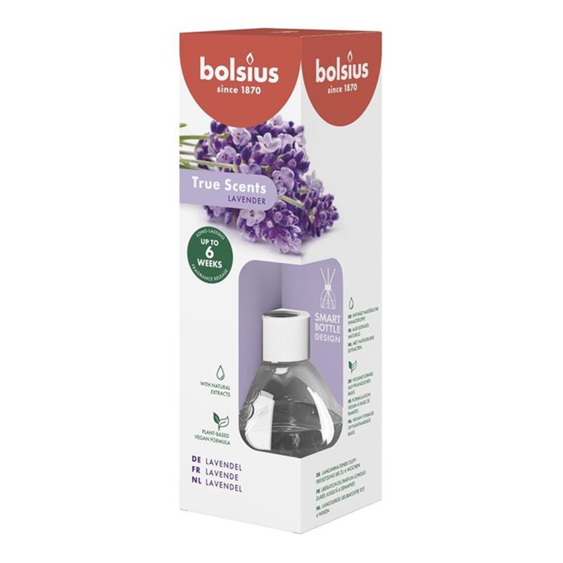 Bolsius geurstokjes 60 ml Franse lavendel