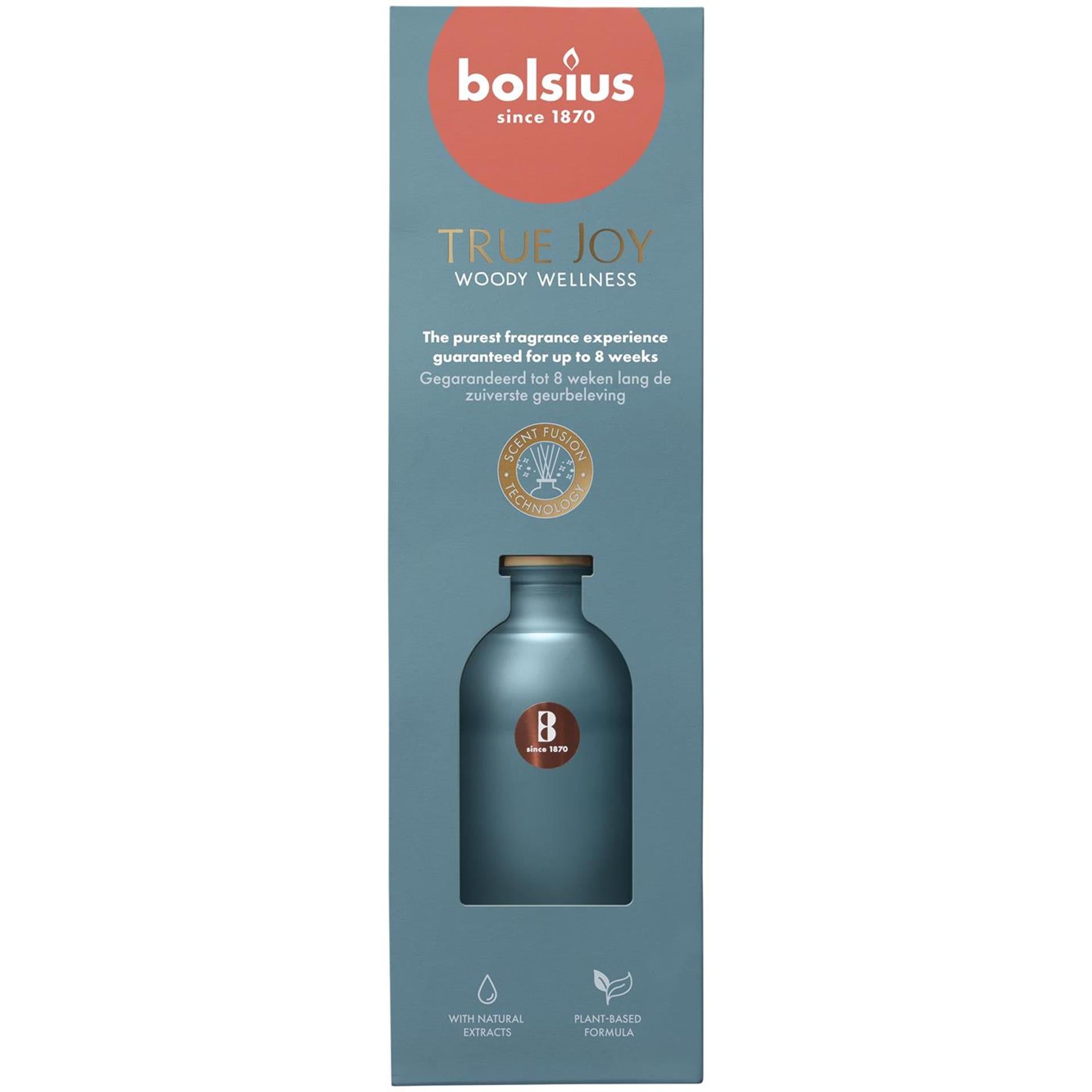 Bolsius geurstokjes 80ml woody wellness