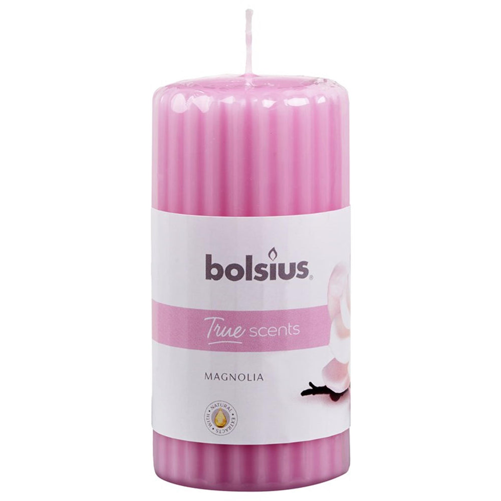 Bolsius stompkaars geur magnolia 120 58