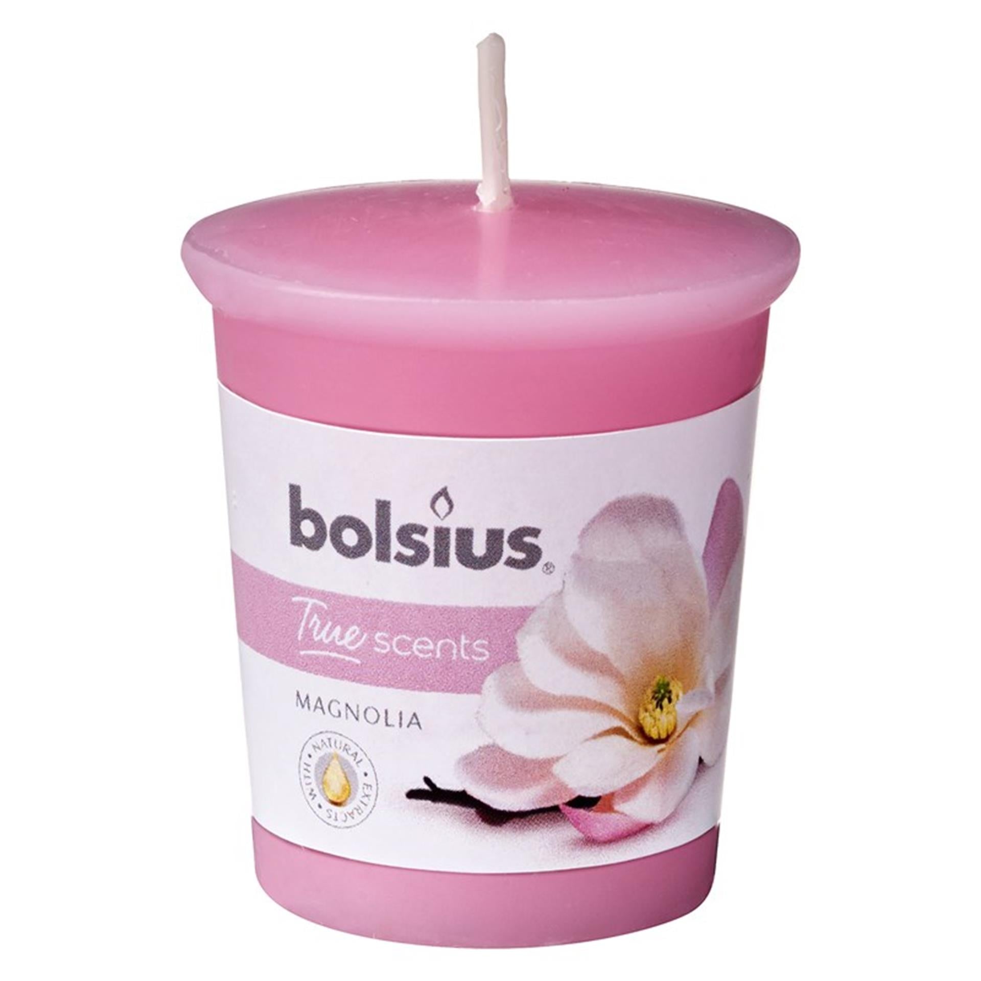 Bolsius votive 53 45 rond magnolia 12 st