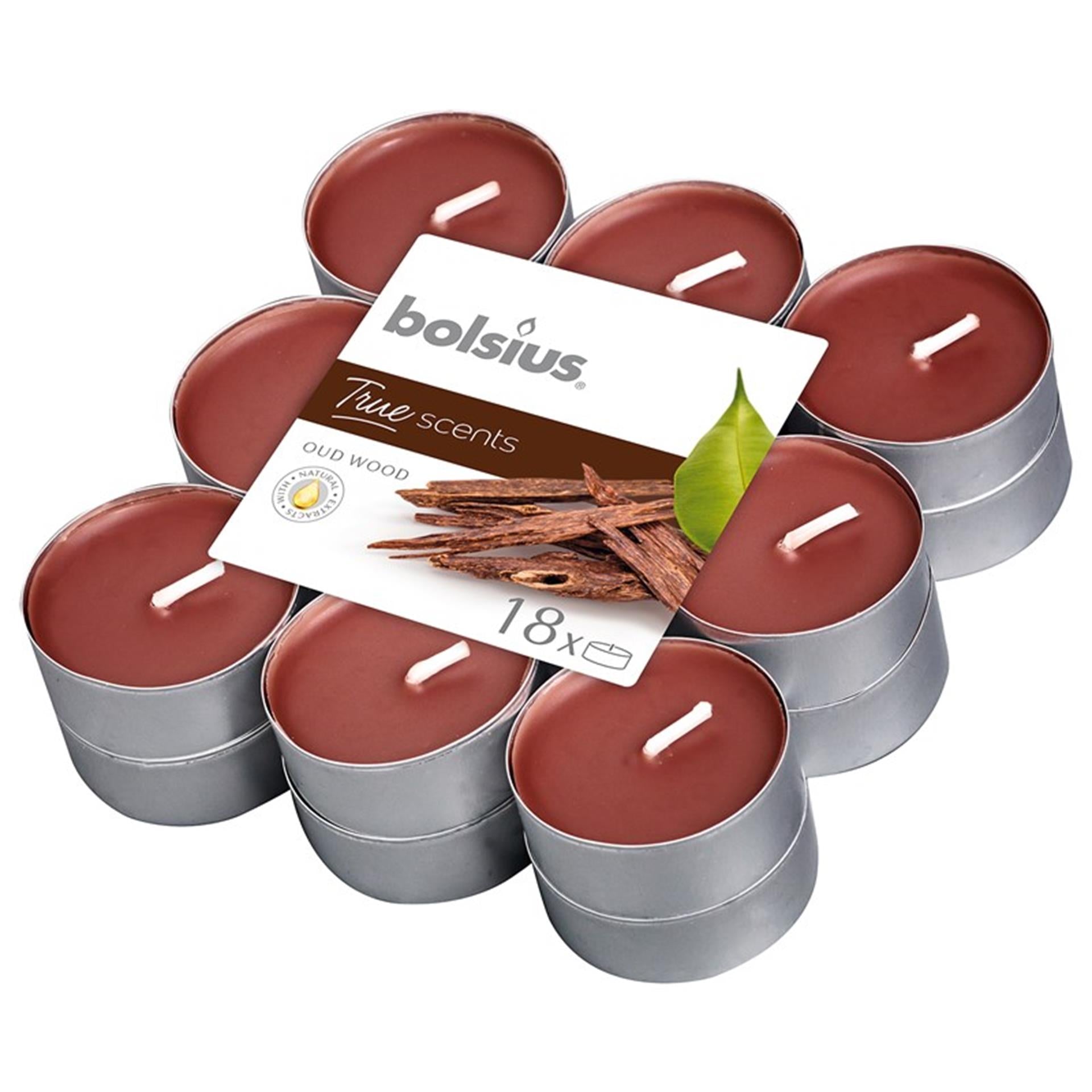 Bolsius geurtheelicht 18st oud wood