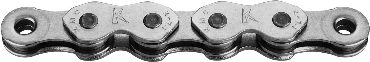 Kmc ketting sinle speed k1 smal zilver 100 schakels - zilver