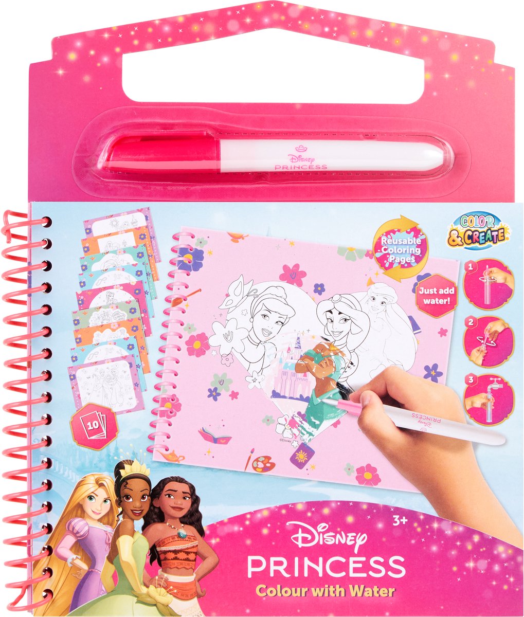 Canenco disney princess waterkleurboek