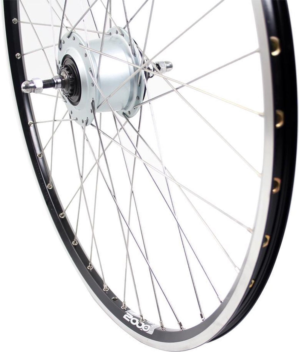 Roland Achterwiel 28 Nexus 8 RB ZAC2000 zwart RVS spk