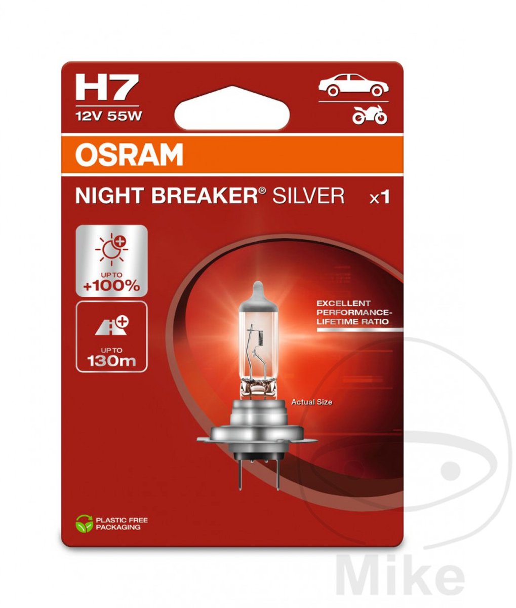 Osram night breaker silver autolamp h7 12v 55w