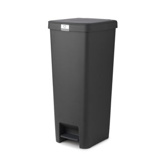 Brabantia stepup prullenbak - 40 l - dark grey