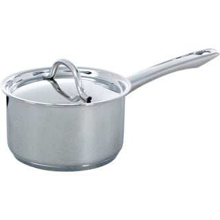 Bk profiline steelpan met deksel ø14 cm