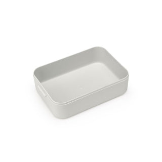 Brabantia lunchbox make take medium lichtgrijs | 2 stuks