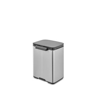 Brabantia afvalemmer, 4l - mat staal vingerafdrukbestendig