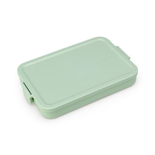 Brabantia lunchbox make take plat jade groen | 2 stuks