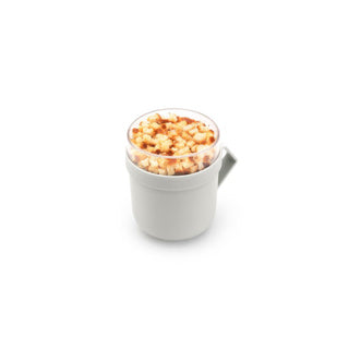 Brabantia soepbeker make take lichtgrijs | 2 stuks