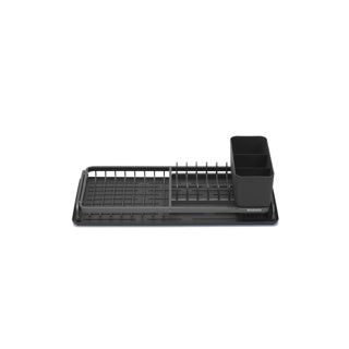 Brabantia sinkside afdruiprek compact - met bestekhouder - dark grey