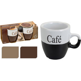Beker 150 ml set 2 stuks 3 assorti kleur | 4 stuks