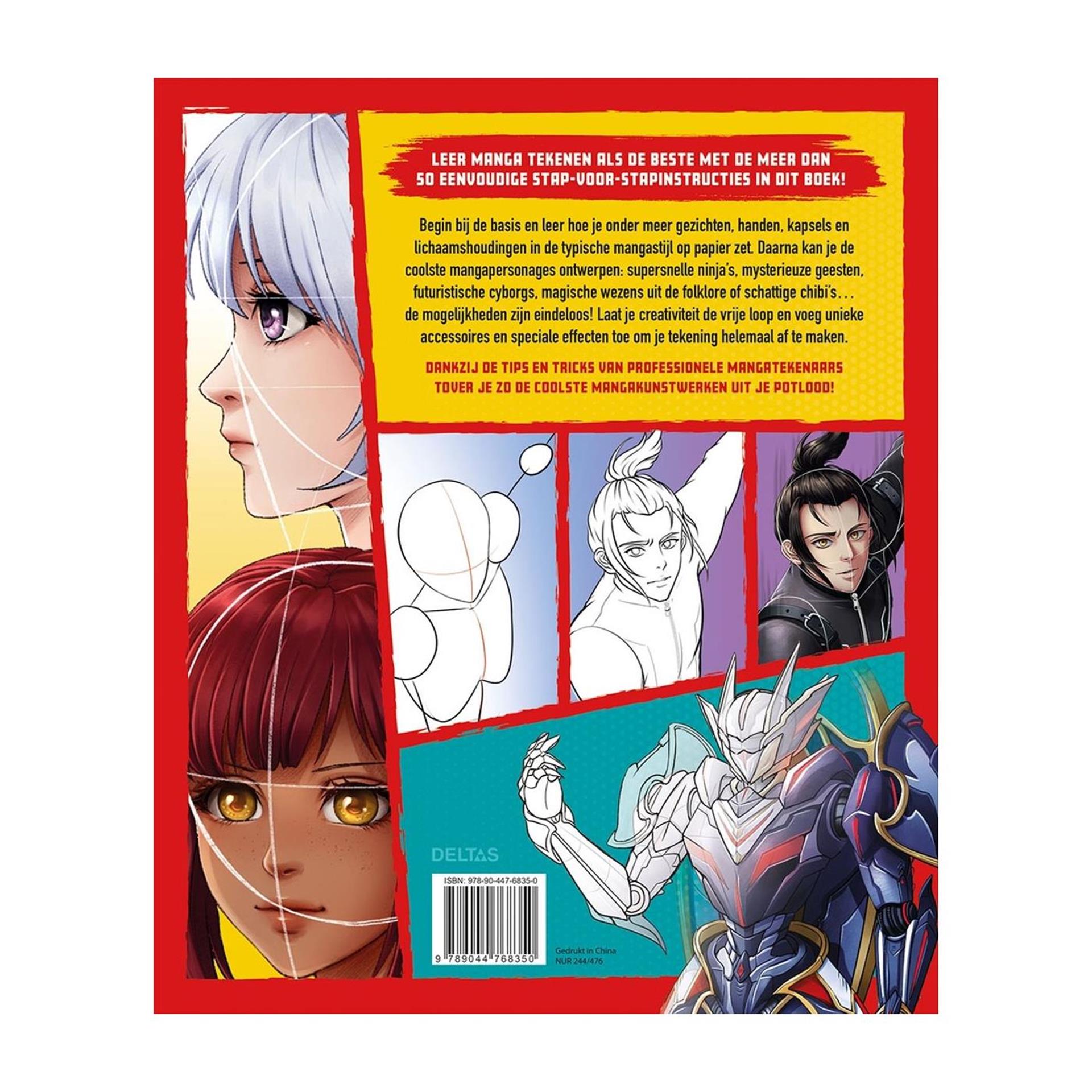 Deltas manga - leren tekenen