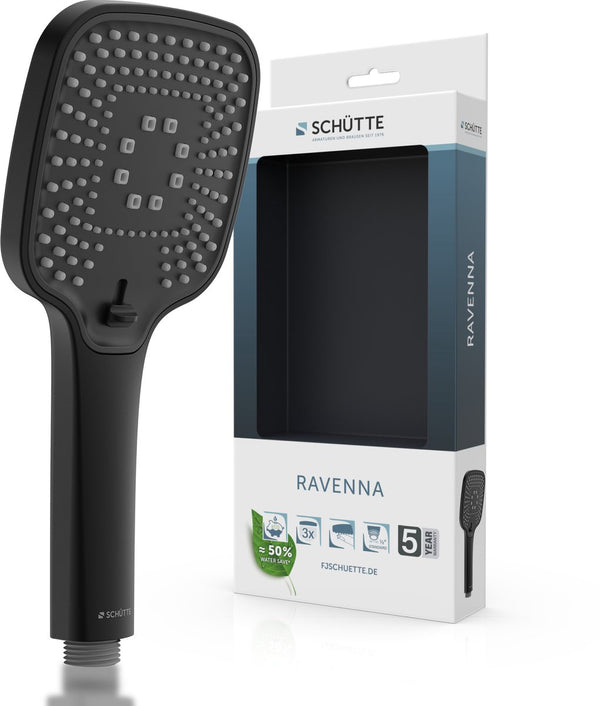 Schütte ravenna handdouche - mat zwart
