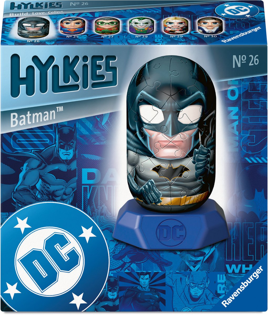 Ravensburger - hylkies - dc batman - bouwspel - 54 stukjes