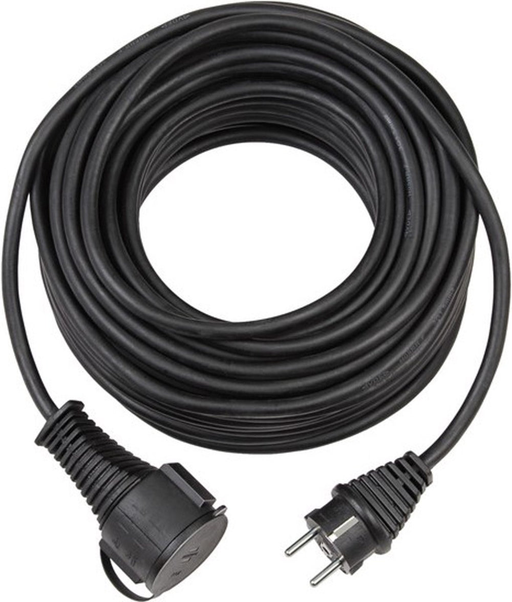 Brennenstuhl verlengsnoer voor bouwplaatsen ip44 10m zwart h07rn-f 3g2,5