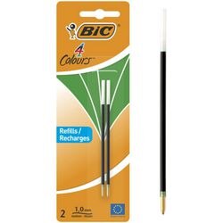 Balpen-navulling bic 4 colours groen