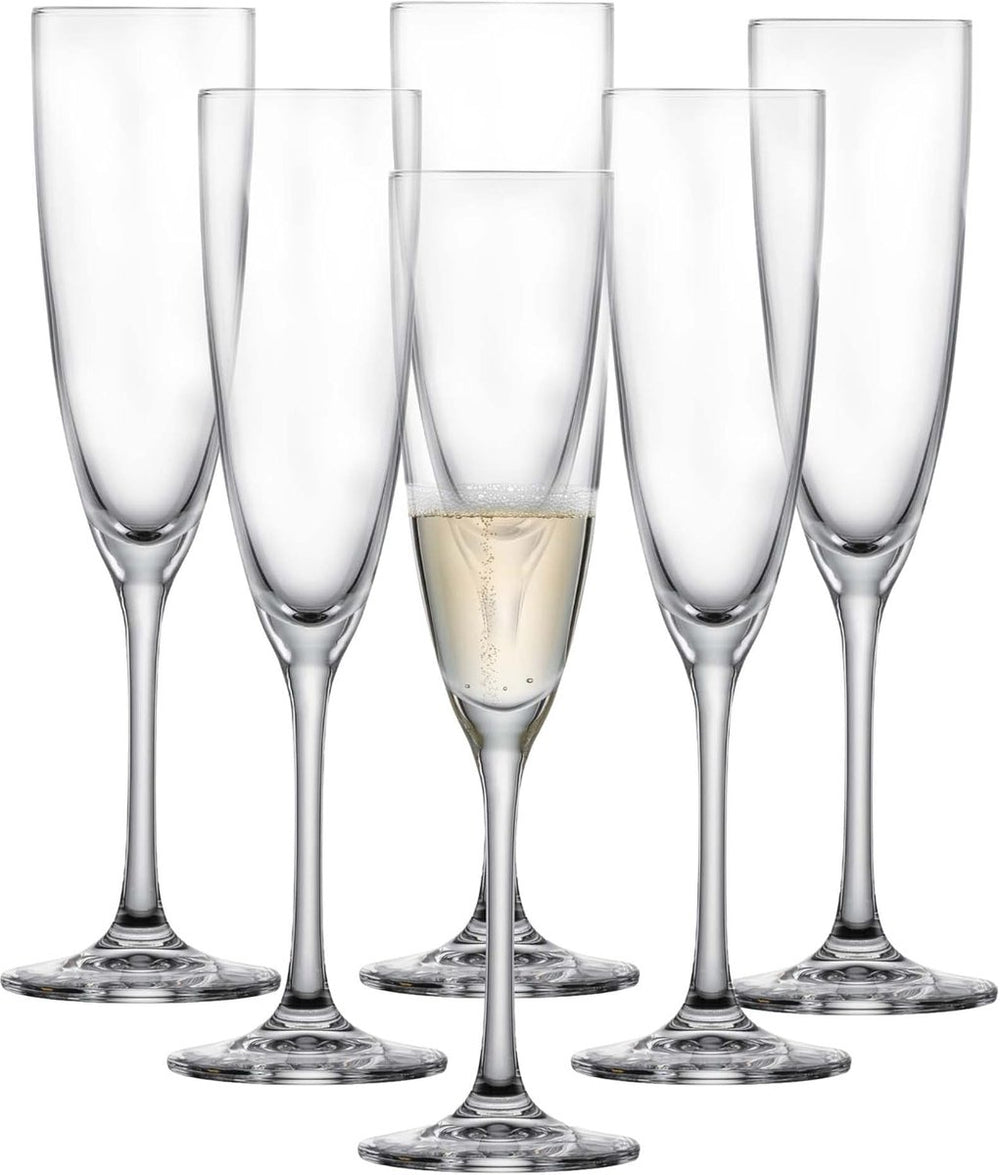 Schott zwiesel classico champagneflûte - 210ml - 6 glazen