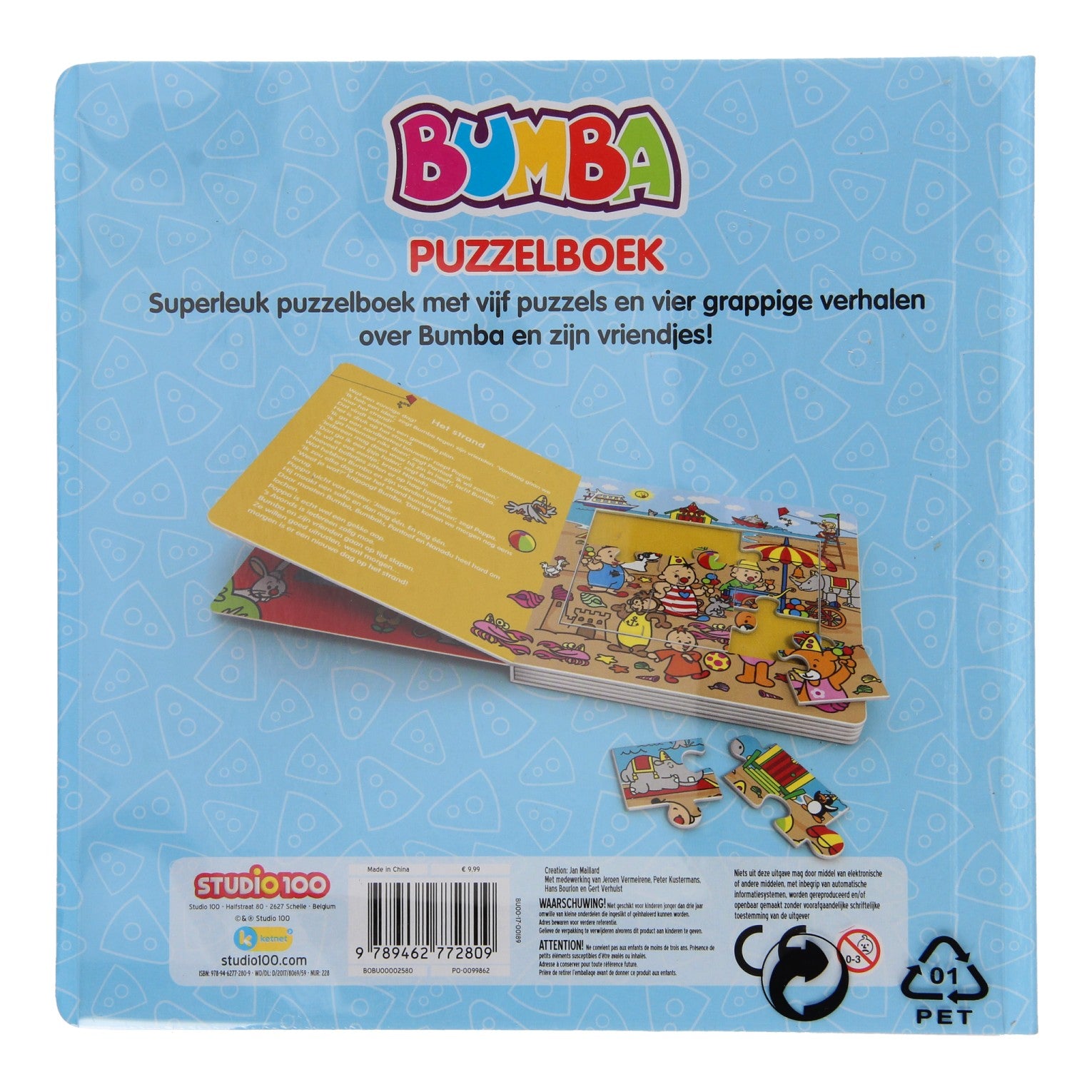 Bumba Puzzelboek met leuke verhalen