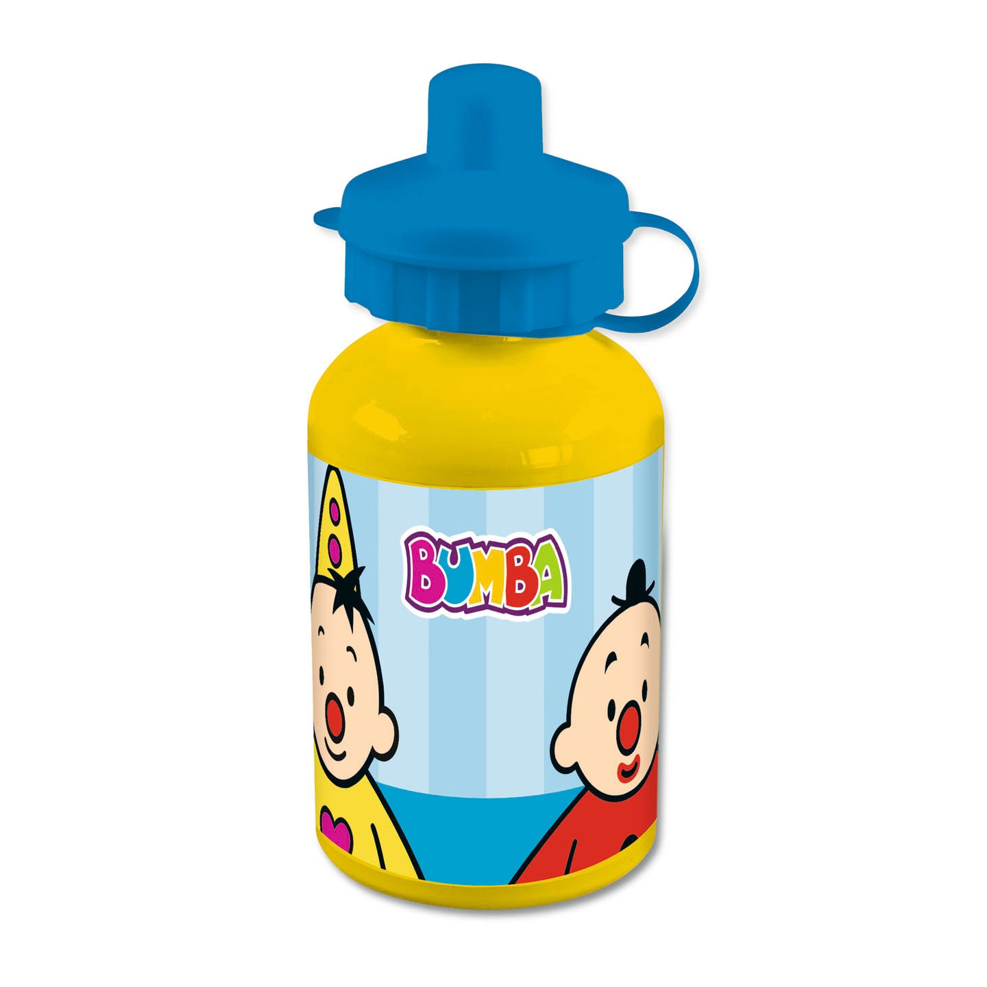 Bumba drinkfles 400 ml blauw geel
