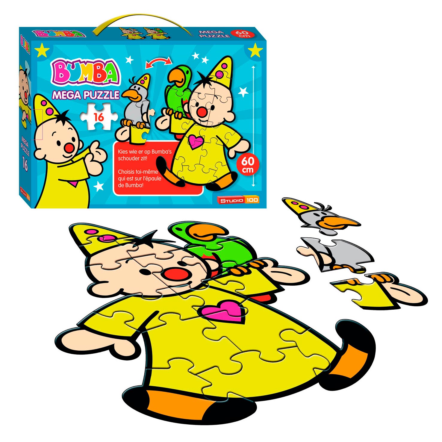 Studio 100 bumba mega vloerpuzzel, 16st.