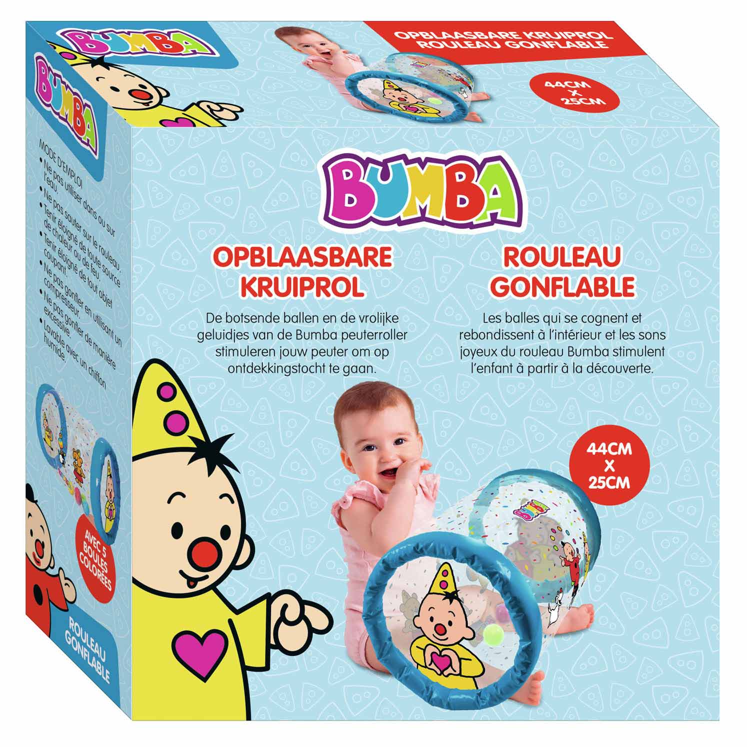 Studio 100 bumba opblaasbare kruiprol confetti