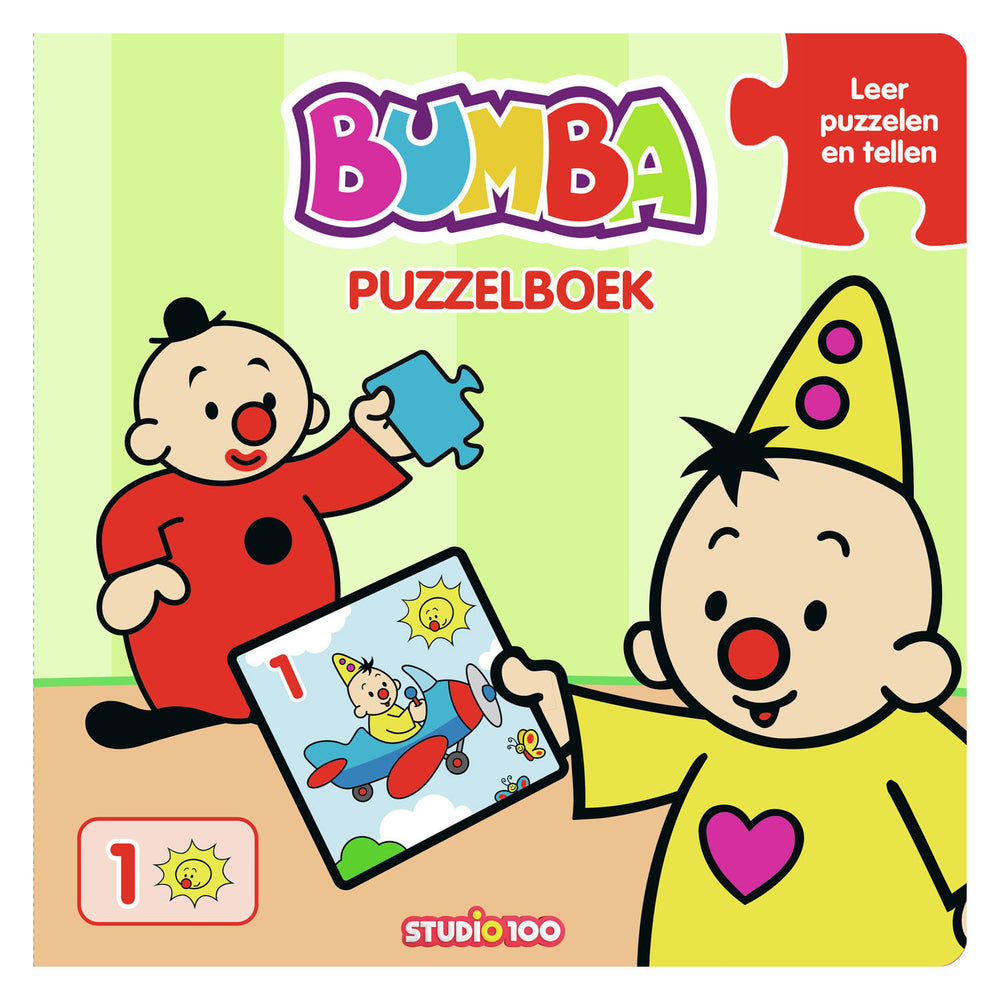 Studio 100 bumba puzzelboek - puzzelen en tellen