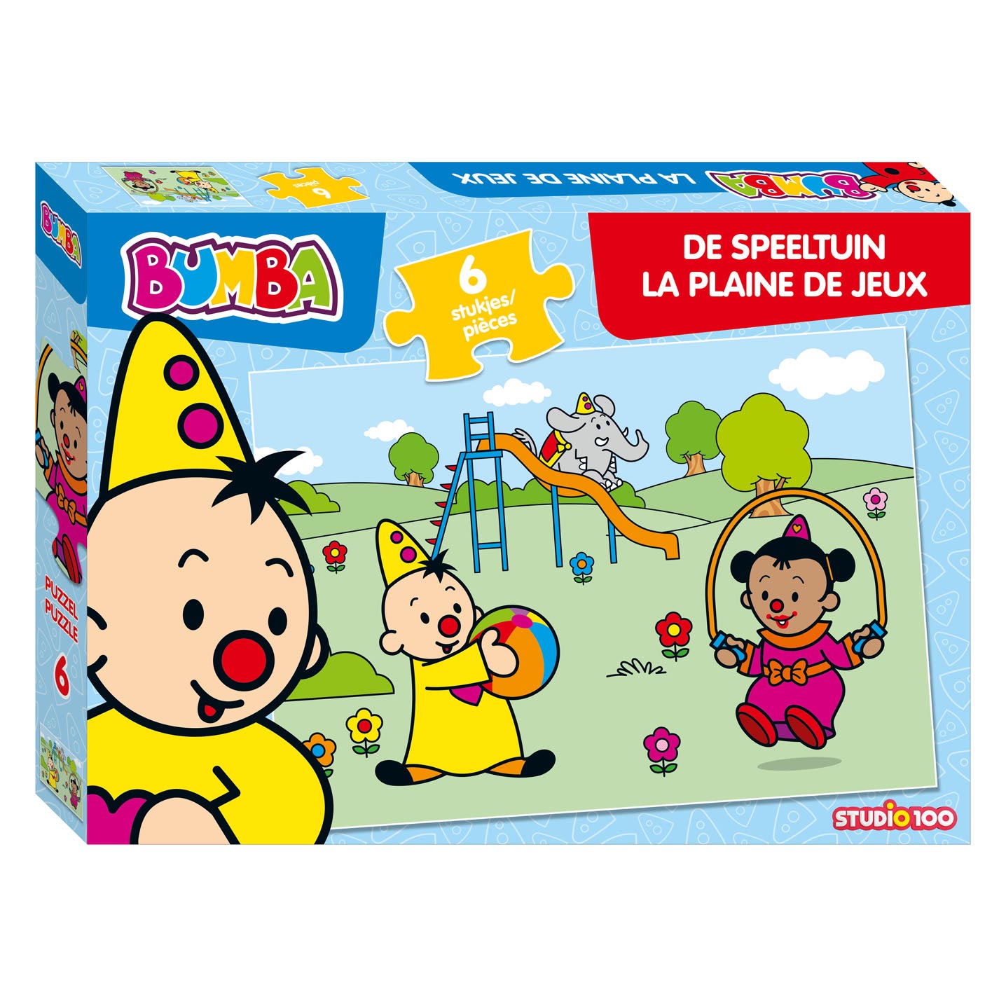 Studio 100 bumba puzzel - de speeltuin, 6st.