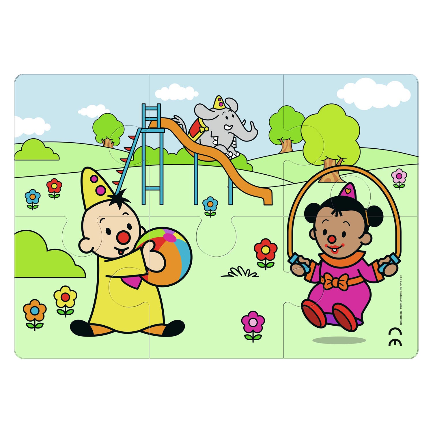 Bumba puzzel - puzzel de speeltuin - 6 stukjes