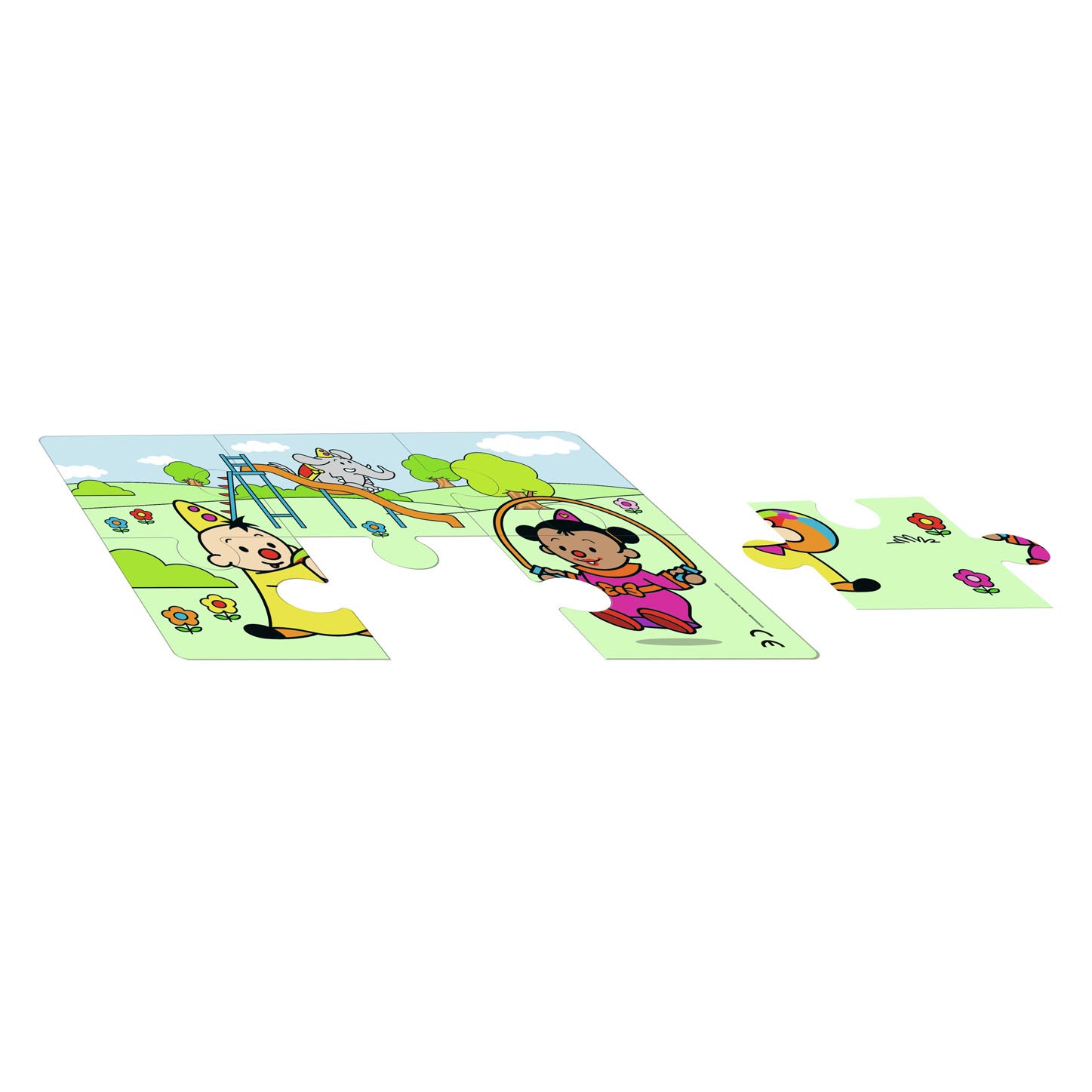 Bumba puzzel - puzzel de speeltuin - 6 stukjes