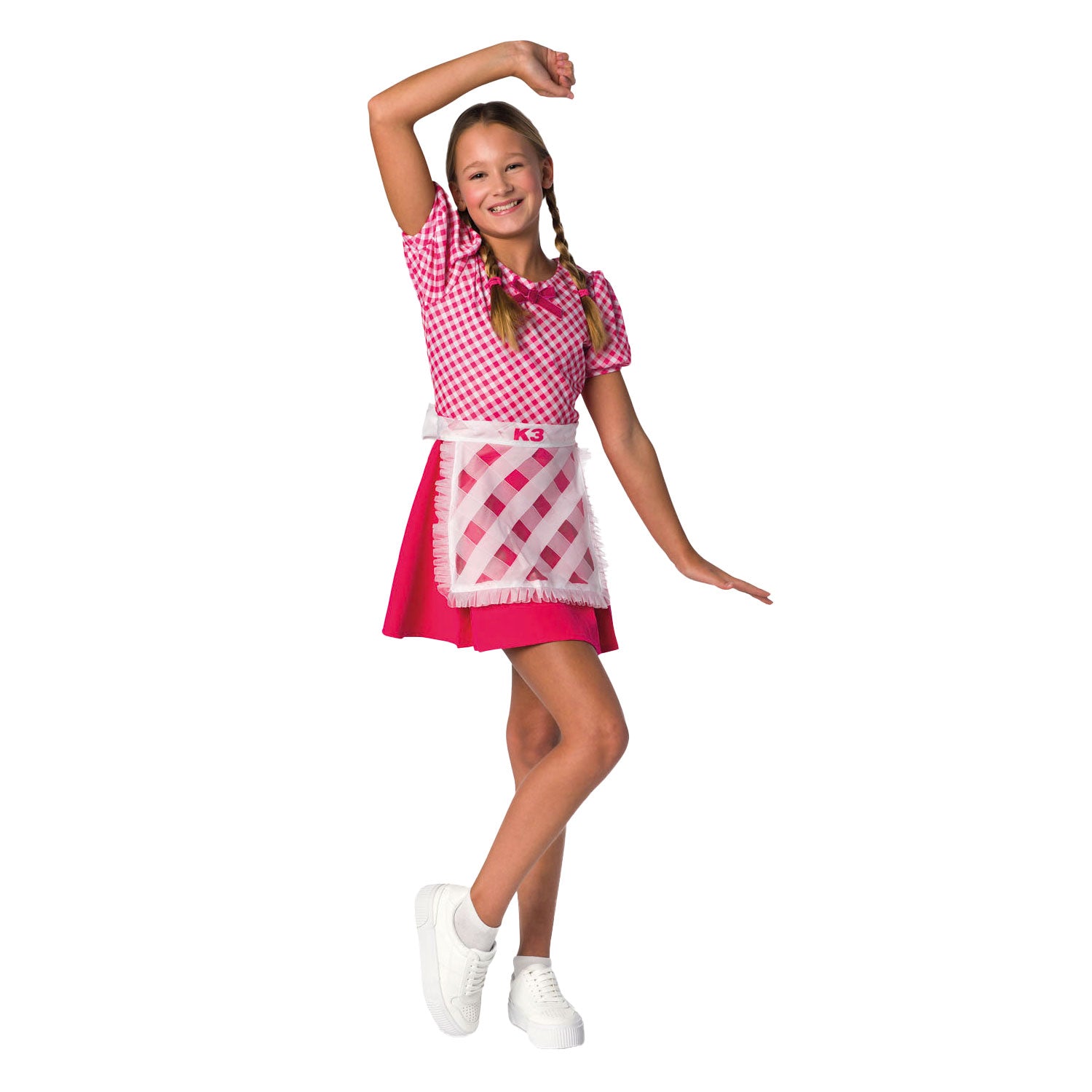 K3 verkleedjurk - 3 biggetjes - 9-11 jaar - verkleedkleding