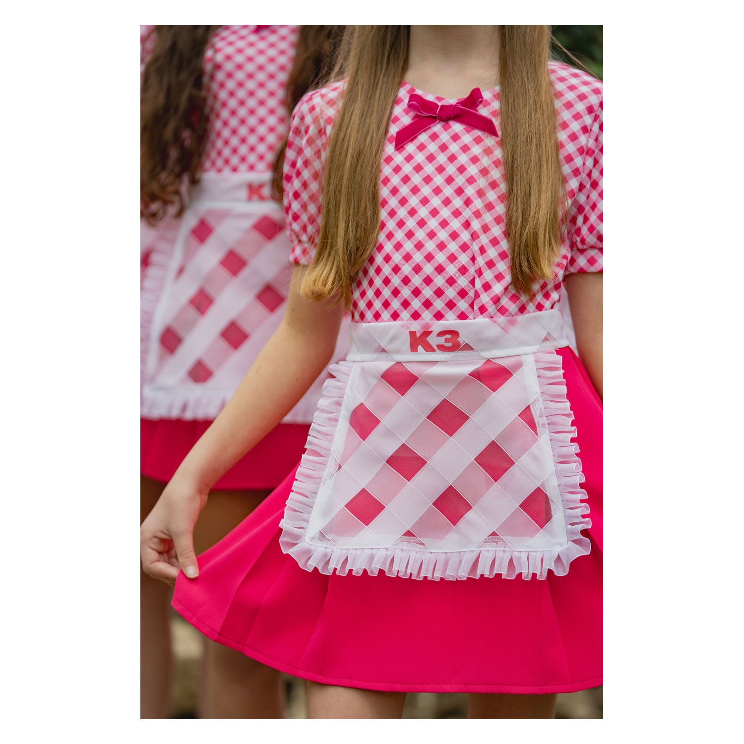 K3 verkleedjurk - 3 biggetjes - 9-11 jaar - verkleedkleding