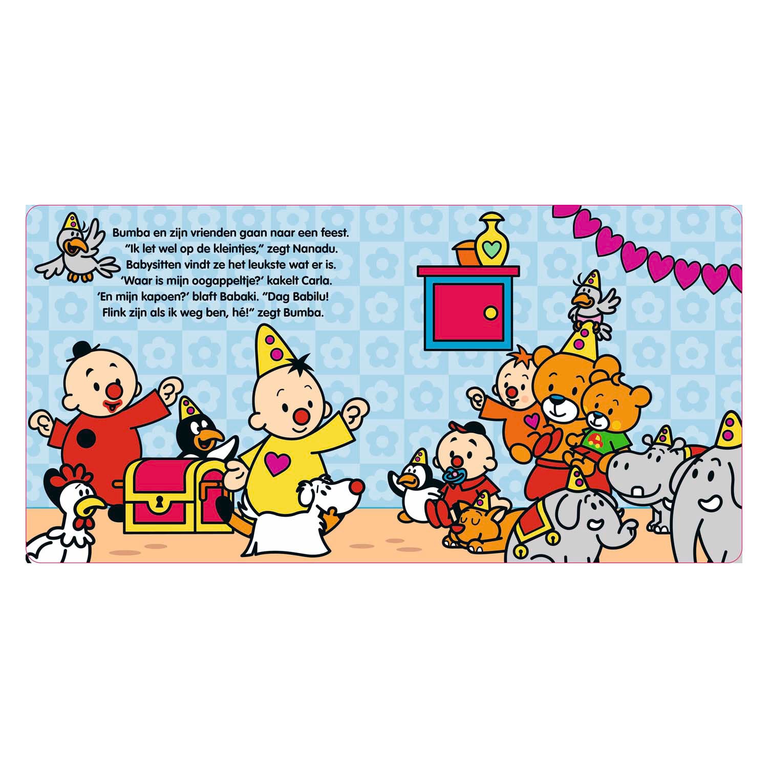 Studio 100 bumba kartonnen babysitboek