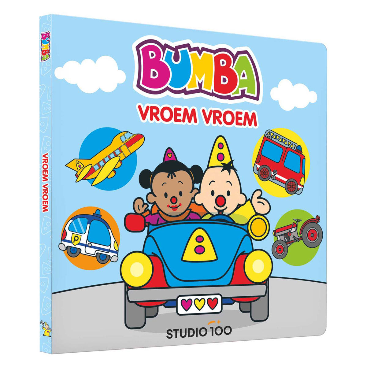 Studio 100 bumba kartonboek - vroem vroem