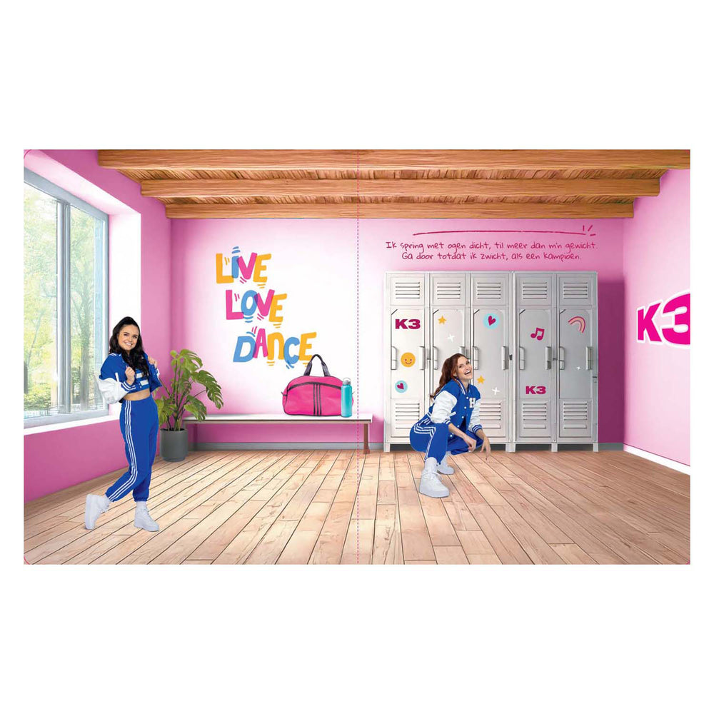 Studio 100 k3 magneetboek - met 20 magneten