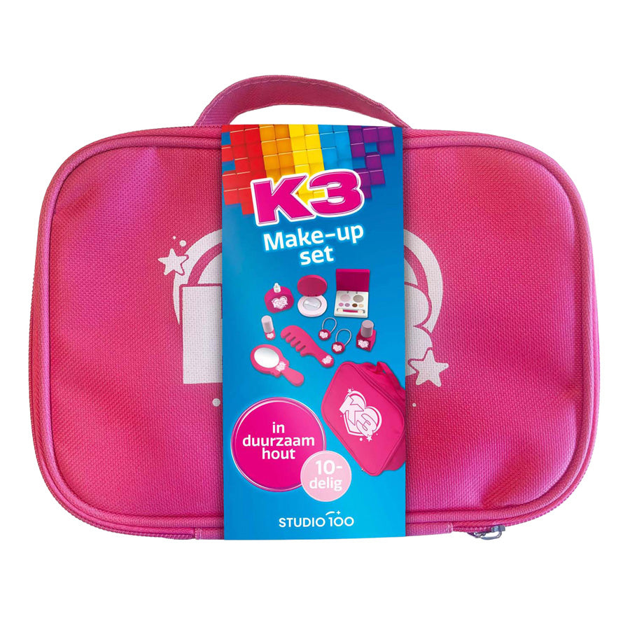 K3 houten make-up set - 10dlg.