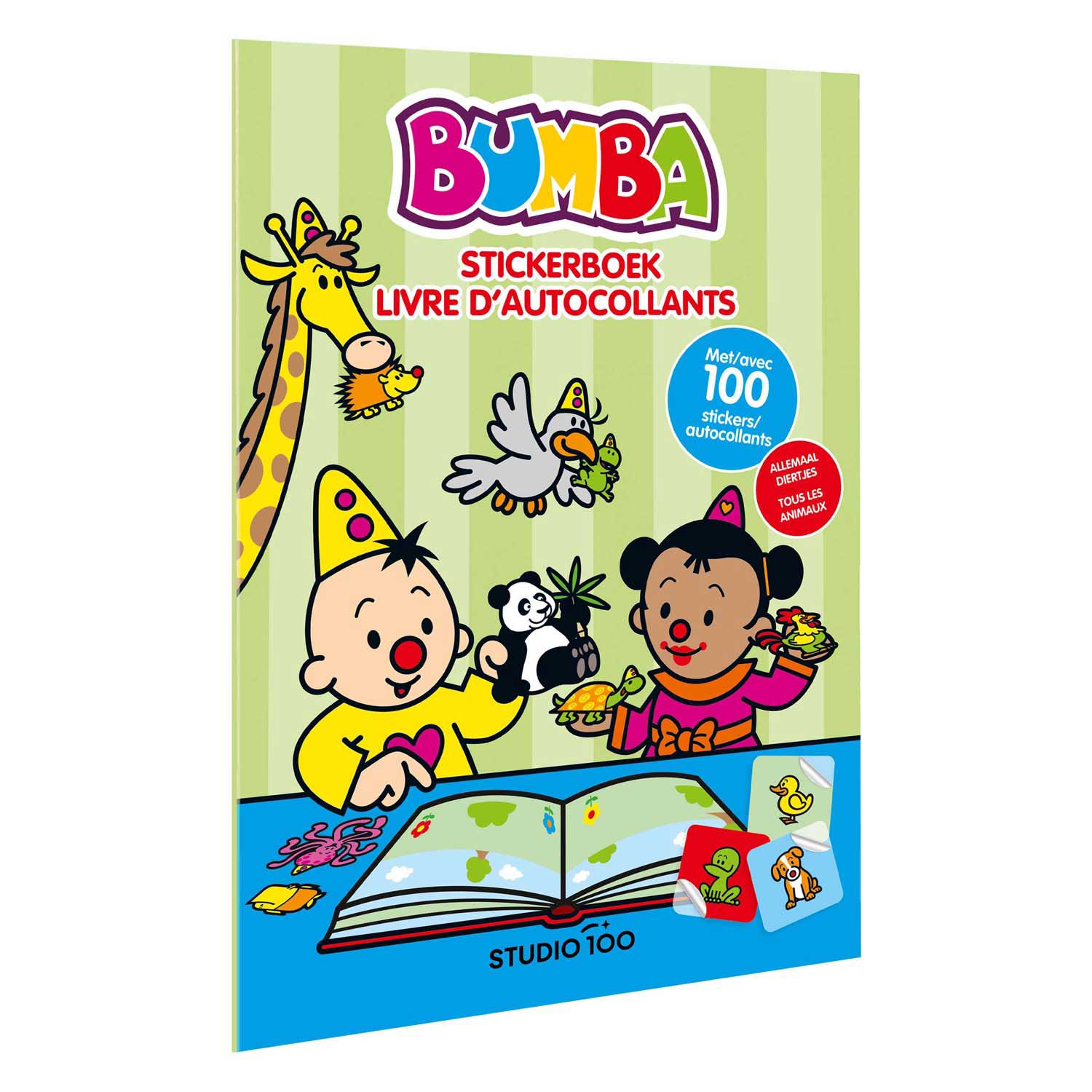 Studio 100 bumba stickerboek - dieren